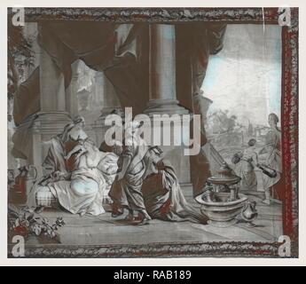 Psiche, adorato come dea, sostiene Venere" (Afrodite) ange. Reinventato da Gibon. Arte Classica con un tocco di moderno reinventato Foto Stock