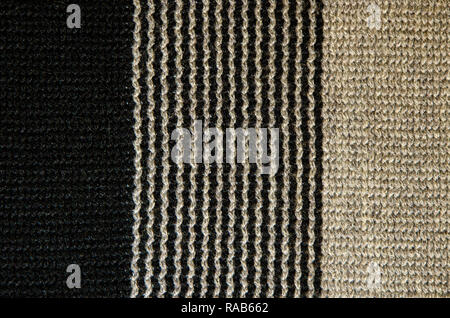 Primo piano da una sciarpa di lana Foto Stock