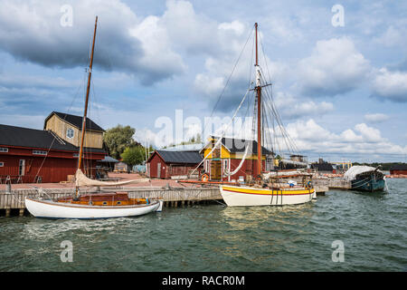 Museo marittimo, Mariehamn, Aland, Finlandia, Europa Foto Stock