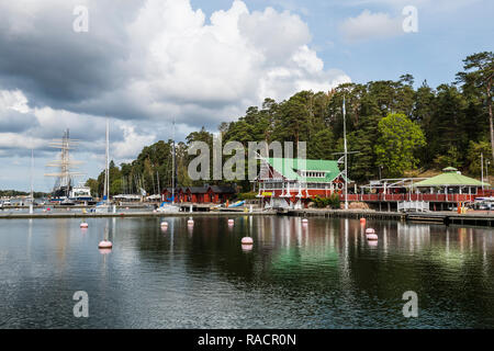 Boat Harbour, Mariehamn, Aland, Finlandia, Europa Foto Stock