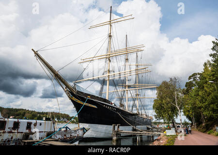 Pommern imbarcazione storica, Mariehamn, Aland, Finlandia, Europa Foto Stock