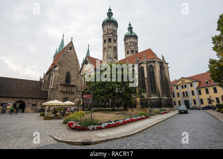 Naumburg cattedrale, Sito Patrimonio Mondiale dell'UNESCO, Naumburg, Sassonia-Anhalt, Germania, Europa Foto Stock