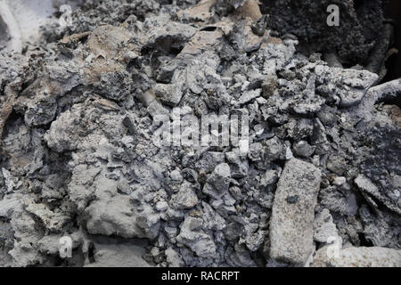 Ferro scoria da forno elettrico, ponendo le unità di archiviazione da gestire. Foto Stock