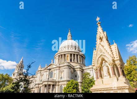 Cattedrale di san Paolo nella City of London, Londra, Regno Unito, Europa Foto Stock