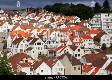 Gamle (centro storico, città di Stavanger, Rogaland County, Norvegia, Scandinavia, Europa Foto Stock