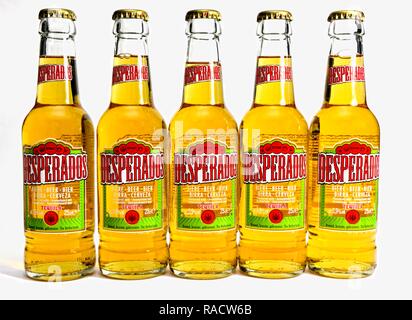 Desparados bottiglia di birra con tequila Foto Stock