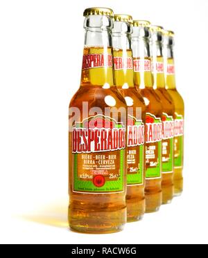 Desparados bottiglia di birra con tequila Foto Stock