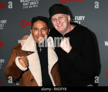 Heavyweight Championship del mondo "Wilder vs. Fury" - arrivi al Staples Center su dicembre 1, 2018 a Los Angeles, CA dotata di: Nicholas Turturro, Michael Rapaport dove: Los Angeles, California, Stati Uniti quando: 01 Dic 2018 Credit: Nicky Nelson/WENN.com Foto Stock