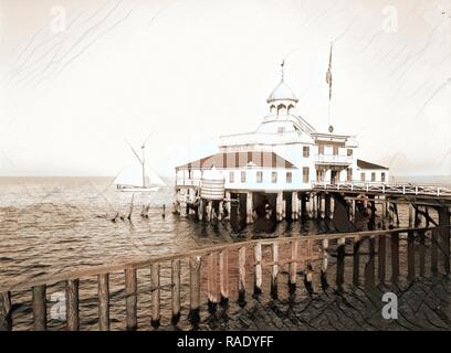 Southern Yacht Club, West End, New Orleans, Southern Yacht Club, Yacht club, Clubhouse, Stati Uniti Louisiana reinventato Foto Stock