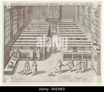 Biblioteca dell'Università di Leiden nei Paesi Bassi, Willem Isaacsz. van Swanenburg, Andries Clouck, 161. Reinventato Foto Stock