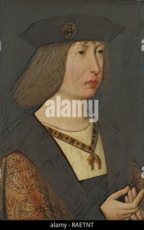 Ritratto di Filippo il Bello, duca di Borgogna, anonimo, c. 150. Reinventato da Gibon. Arte Classica con un moderno reinventato Foto Stock