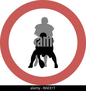 Giocatore di football americano Illustrazione Vettoriale