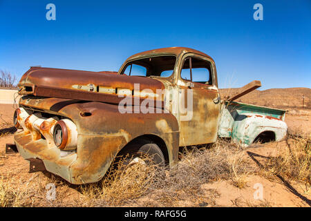 Old timer nel deserto in Arizona USA Foto Stock