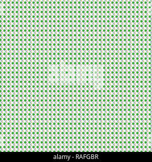 Lo sfondo dell'illustrazione con piccole stelle verdi e altri più piccoli in giallo, rosso, blu e viola per formare un pattern - Ilustración Foto Stock