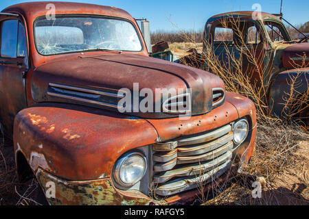 Old timer nel deserto in Arizona USA Foto Stock