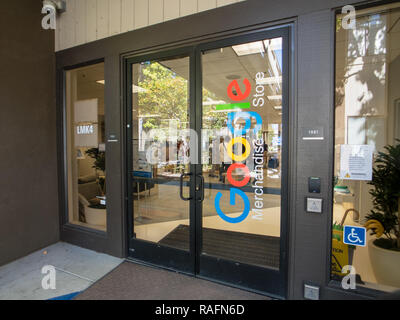 Google regali in Googleplex sede ufficio principale Foto Stock