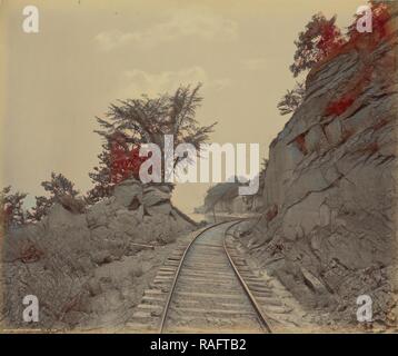 Cayuga Lake, Cat del gomito, William H. Rau (American, 1855 - 1920, 1891 - 1895, albume silver stampa. Reinventato Foto Stock