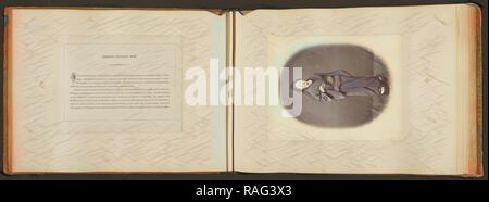 Funzionario giapponese la moglie Felice Beato (inglese, nato in Italia, 1832 - 1909), Giappone, 1866 - 1867, colorate a mano albume reinventato Foto Stock