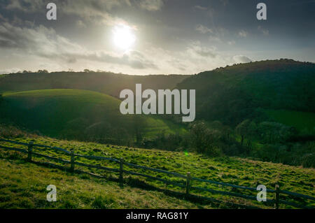 Il Devil's Dyke vicino a Hove, East Sussex, Regno Unito Foto Stock