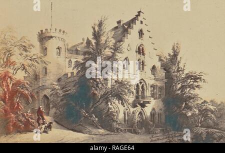 Rosenau, il luogo di nascita del Principe Alberto, circa 1865, albume silver stampa. Reinventato da Gibon. Arte Classica con un reinventato Foto Stock