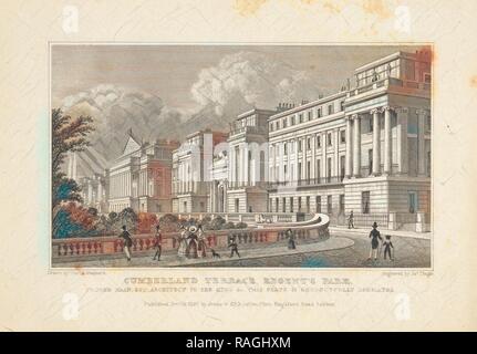 Regent's Park, Cumberland terrazza, Regent's Park, Metropolitan miglioramenti: o, Londra nel XIX secolo reinventato Foto Stock