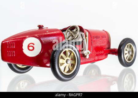 Modelli Matchbox di una volta Y-6 Bugatti tipo 35 1926 modello auto Foto Stock