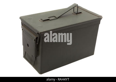 Green box di munizioni Foto Stock