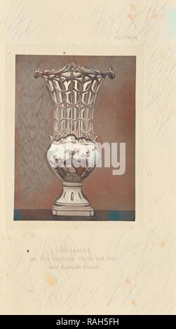 Vaso, William crivelli superiori (inglese, 1811 - 1892), Londra, Inghilterra, l'Europa, 1871, Woodburytype, 12,2 x 8,9 cm (4 x 13,16 reinventato Foto Stock