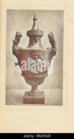 Vaso, William crivelli superiori (inglese, 1811 - 1892), Londra, Inghilterra, l'Europa, 1871, Woodburytype, 16,8 x 10 cm (6 5,8 x 3 reinventato Foto Stock