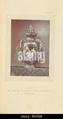 Vaso di grandi dimensioni, William crivelli superiori (inglese, 1811 - 1892), Londra, Inghilterra, l'Europa, 1871, Woodburytype, 11,5 x 7,9 cm (4 1, reinventato Foto Stock