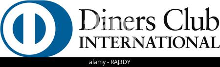 Il logo, Diners Club International, carte di credito, Società Germania Foto Stock