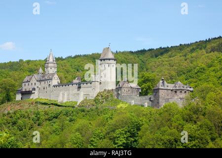 Burg Altena Castello, regione di Sauerland, Renania settentrionale-Vestfalia Foto Stock