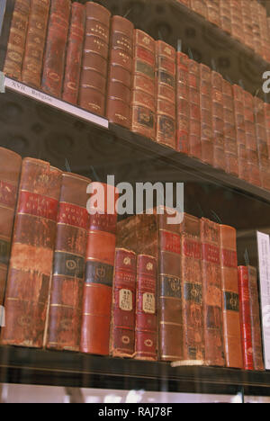 Thomas Jeffersonâ€™s libri presso la Biblioteca del Congresso foto di Dennis Brack Foto Stock
