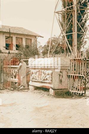 Sarcofago di serai Antiochia 1898, Antiochia sull Oronte è un antica città greco-romana sul lato orientale del reinventato Foto Stock