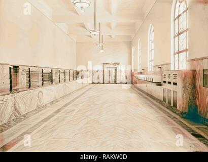 Nuovo post office 1934, Gerusalemme, Israele. Reinventato da Gibon. Arte Classica con un tocco di moderno reinventato Foto Stock