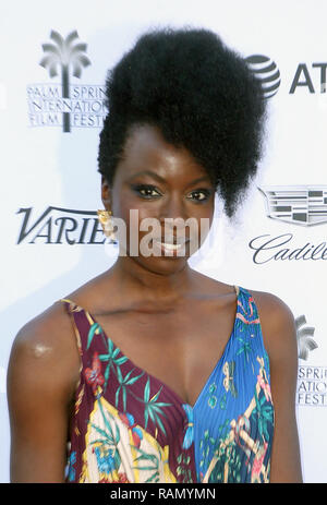 Palm Springs, California, Stati Uniti d'America. 4 gennaio, 2019. Danai Gurira a varietà's 2019 impatto creativo premi al Parker Palm Springs, California durante il trentesimo annuale di Palm Springs International Film Festival il 4 gennaio 2019. Credito: Faye Sadou/media/punzone Alamy Live News Foto Stock