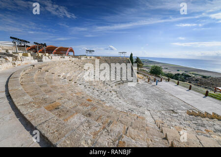 Anfiteatro, sito di scavo, Kourion, Cipro, Anfiteatro, Ausgrabungsstaette, Zypern Foto Stock