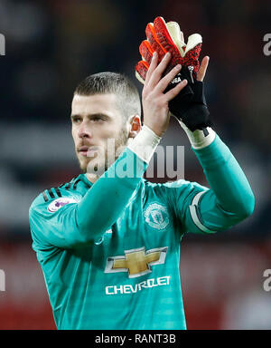 Il Manchester United portiere David de Gea Foto Stock