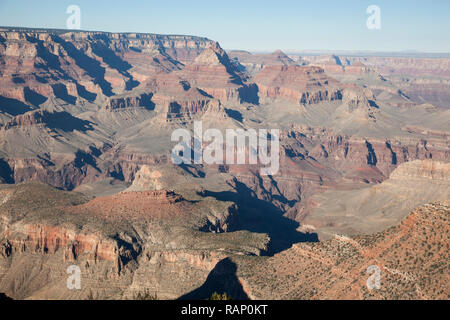 Consente di visualizzare i colori del Grand Canyon da Grandview Point Lookout Foto Stock