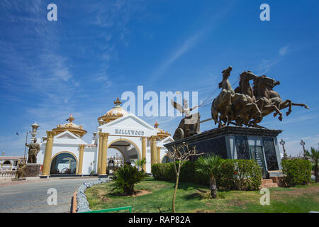 SHARM EL SHEIKH, Egitto - 16 Maggio 2018: Hollywood - centro di intrattenimento in Egitto a Sharm El Sheikh. Foto Stock