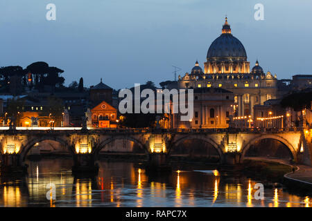 Gli indipendenti città-Stato Città del Vaticano a Roma, Italia. La Città del Vaticano è il più piccolo Stato del mondo sia da area e popolazione. Foto Stock