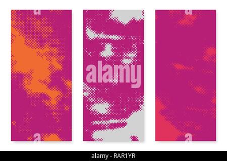 Mezzitoni Poster Grunge Illustrazione Vettoriale