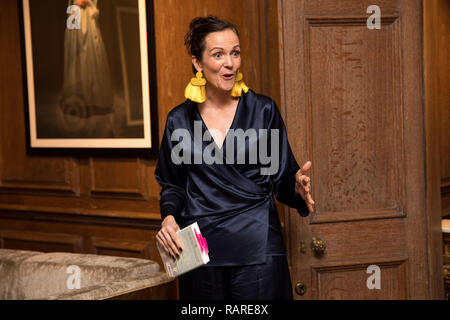 Catherine Quin di tè letterario a Maison Assouline per lanciare la sua nuova collezione con: Britta Schmidt dove: Londra, Regno Unito quando: 04 Dic 2018 Credit: PinPep/WENN.com Foto Stock