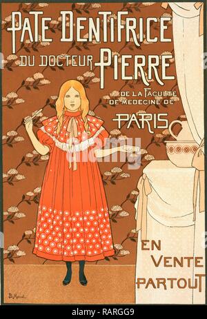 Poster per la dentifricio Pâte du Docteur Pierre. Medico Pietro dentifricio, Boutet de Monvel, Louis-Maurice (1851- reinventato Foto Stock