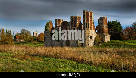 Il castello di Torksey, Lincolnshire, Inghilterra (1) Foto Stock