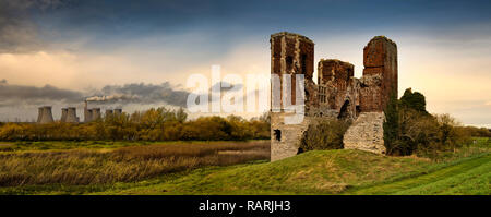 Il castello di Torksey, Lincolnshire, Inghilterra (5) Foto Stock