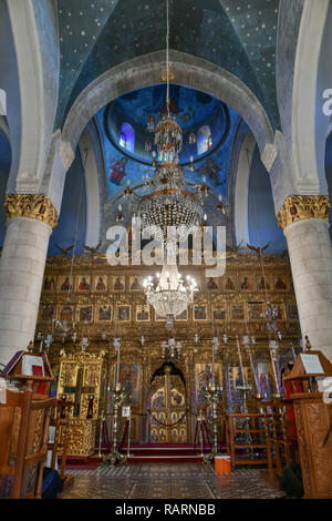 Timiou Stavrou (chiesa di Santa Croce), Pano Lefkara, Repubblica di Cipro, Timiou Stavrou (Kirche des Heiligen Kreuzes), Republik Zypern Foto Stock