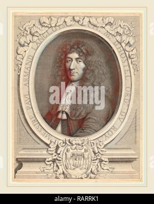 Peter Ludwig van Schuppen (fiammingo, 1627-1702), Langlois de Blancfort, 1675, incisione. Reinventato da Gibon. Classic reinventato Foto Stock