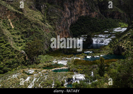 Huancaya, né Yauyos riserva Cochas, Lima, Perù, Sud America. Foto Stock