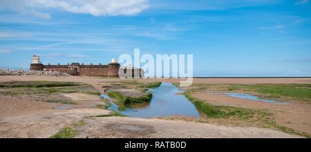 Fort Pesce persico Rock, New Brighton, Merseyside Foto Stock